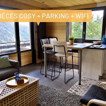 Bel appartement avec vue exceptionnelle Le Grand-Bornand Extérieur photo