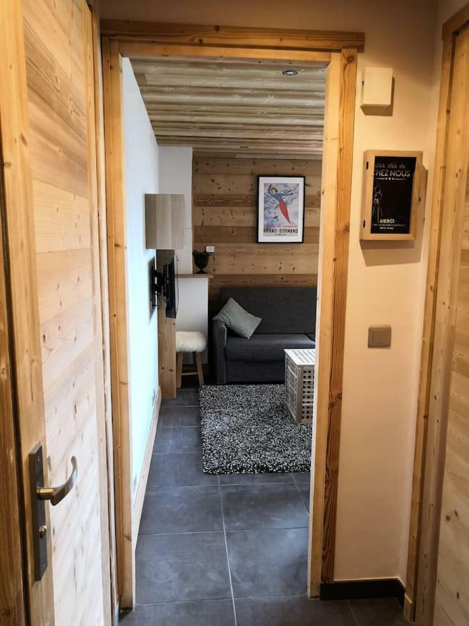 Bel appartement avec vue exceptionnelle Le Grand-Bornand Extérieur photo